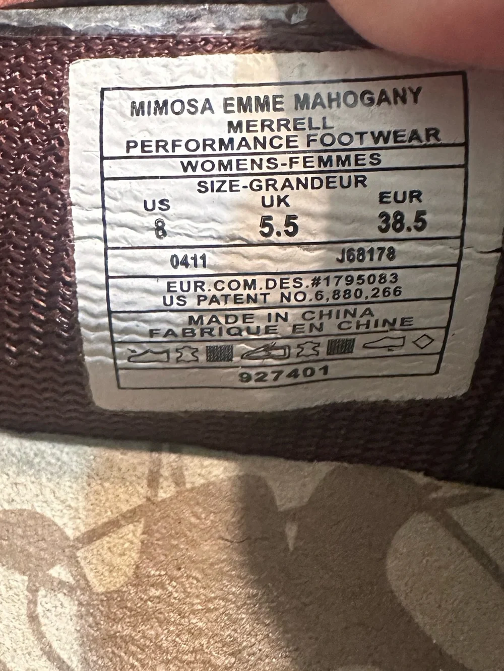 MERRELL Mimosa Emme Mary Jane Performance Shoe Size 8 Great Condition! - Picture 9 of 11
